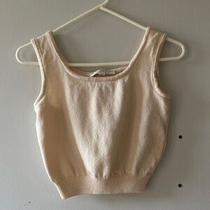 St John Cropped Sweater Tank